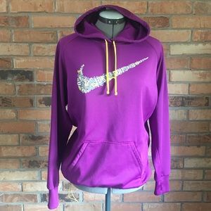 Nike Bright Purple Therma-Fit Hoodie